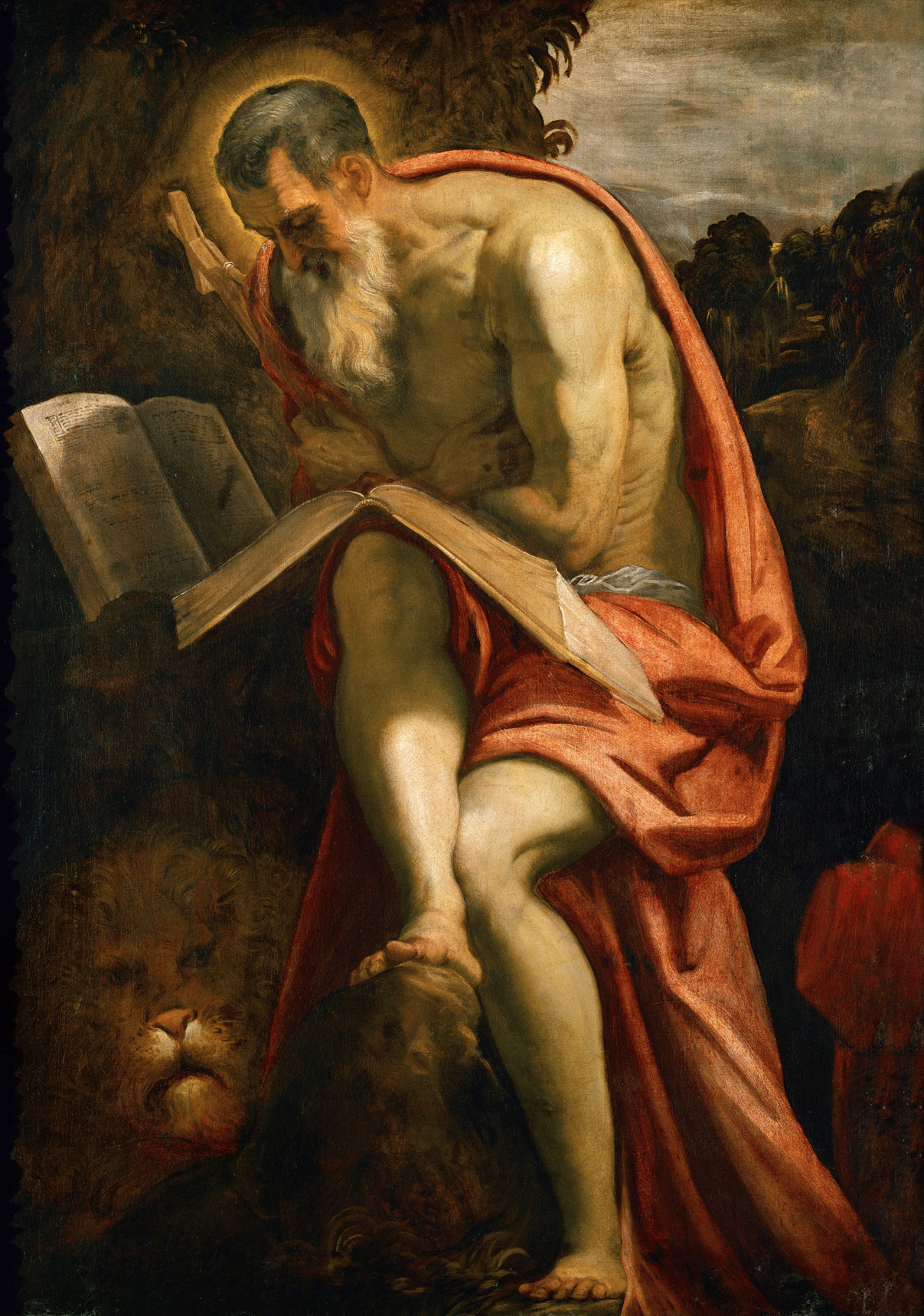 Saint Jérome . Tintoret